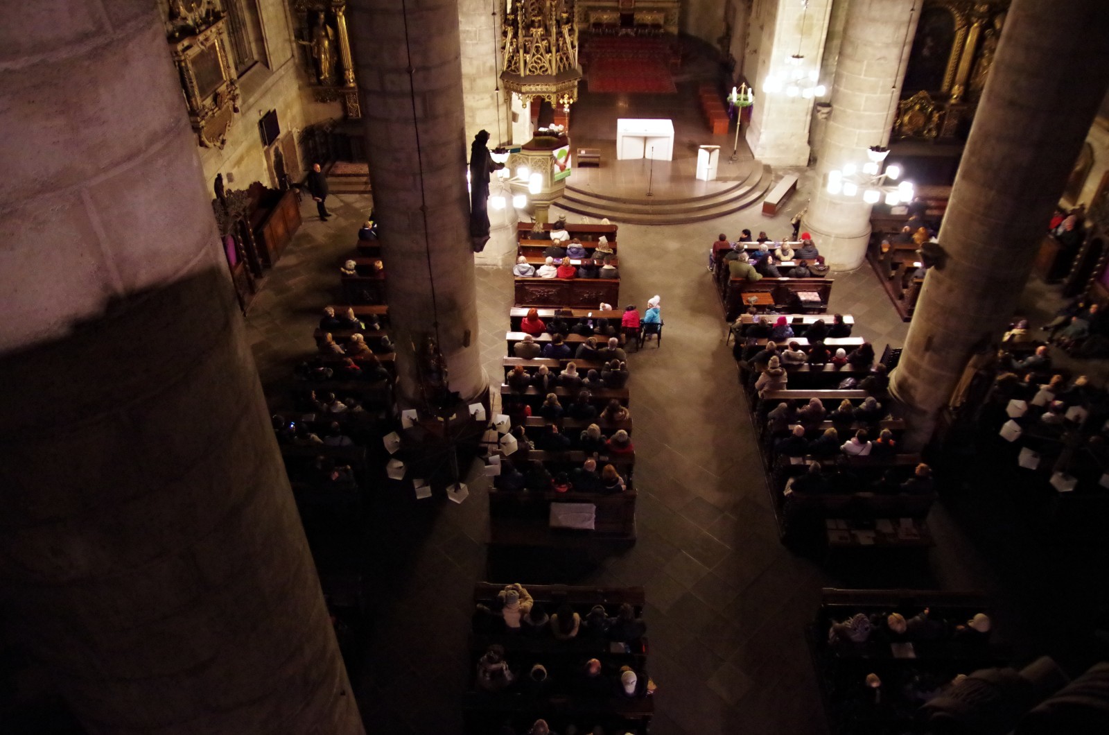 Concert in Cathedral of St. Bartholomew in Pilsen